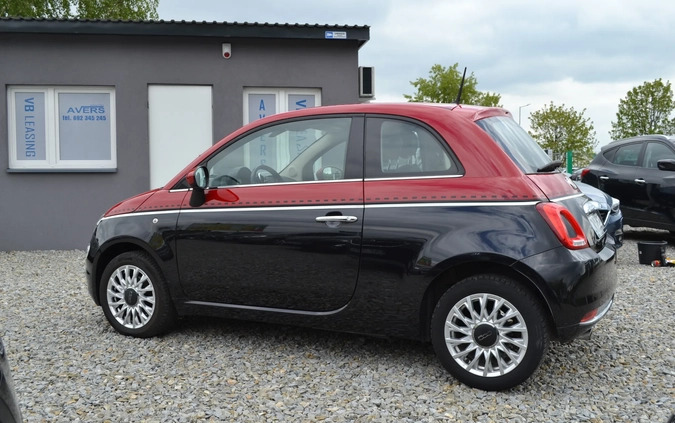 Fiat 500 cena 36900 przebieg: 41000, rok produkcji 2016 z Paczków małe 529